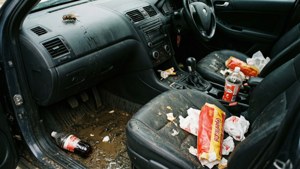 Trashy Car Interior