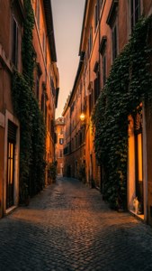 Trastevere Evening Alley