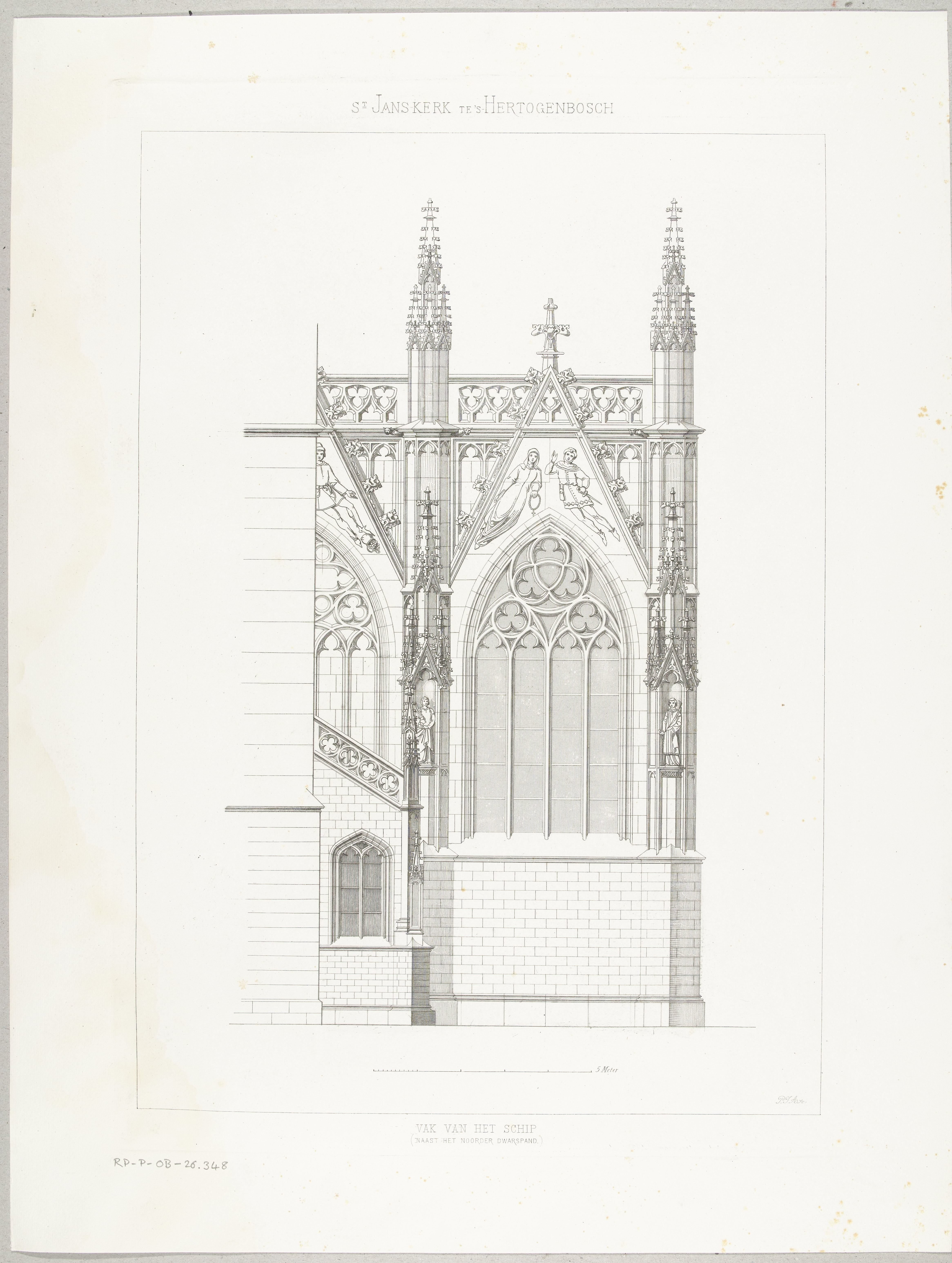 Travee van het schip van de Sint-Janskathedraal by Petrus Johannes Arendzen