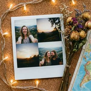 Travel Polaroid Collage