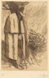 Traveler taking Shelter (Le voyageur a l'abri)
