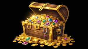 Treasure Chest Overflow Clipart