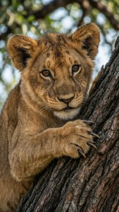 Tree Climbing Cub