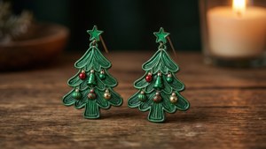 Tree Earring Rustic