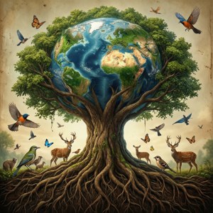 Tree Globe Animals