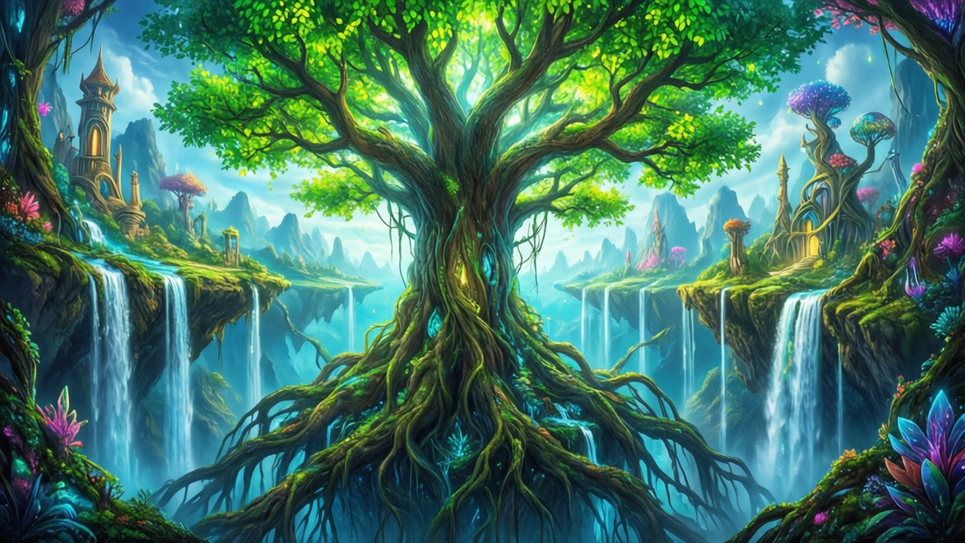 Tree of the Overworld by Wallpapers.art Studio