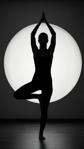 Tree Pose Silhouette