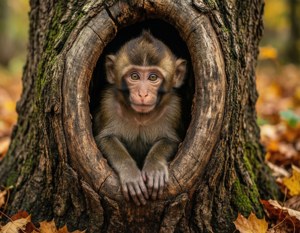 Tree Trunk Peek