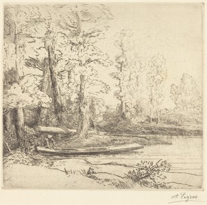 Trees at Water's Edge (Les arbres au bord de l'eau)
