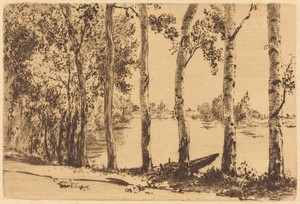 Trembles au bord de la Seine (Aspens on the Banks of the Seine)