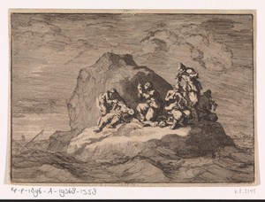 Treurige toestand van zeven matrozen van het bij Halmstad verongelukte schip De Karseboom, 1678