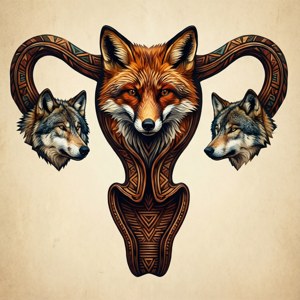 Tribal Animal Uterus