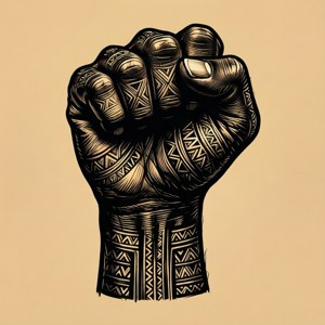 Tribal Black Fist