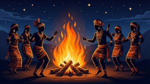 Tribal Dance Fire