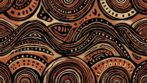 Tribal Earthtone Border