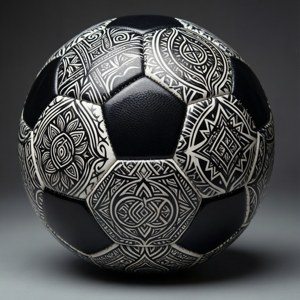 Tribal Half Soccer Ball