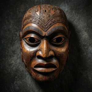 Tribal Mask Close Up