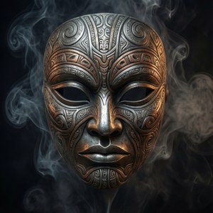 Tribal Metal Mask