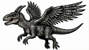Tribal Pterosaur Art