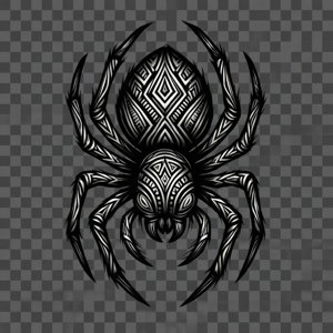 Tribal Spider Tattoo