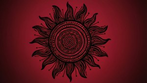 Tribal Sun Pattern