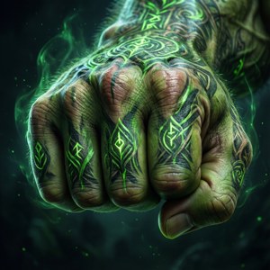 Tribal Tattoo Fist