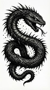 Tribal Tattoo Ouroboros