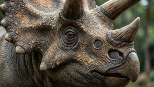 Triceratops Close-Up
