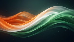 Tricolor Abstract Waves