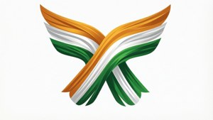 Tricolor Ribbon Emblem