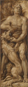 Triomf over het kwaad: Simson verscheurt de leeuw | Pluto en Cerberus