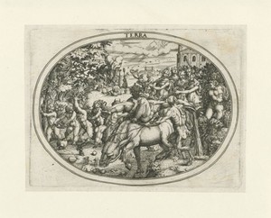 Triomftocht van Bacchus en Silenus: het element aarde