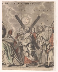 Triomftocht van Christus met figuren uit het Oude en Nieuwe Testament (zesde deel)
