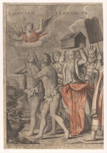 Triomftocht van Christus met figuren uit het Oude en Nieuwe Testament (eerste deel)