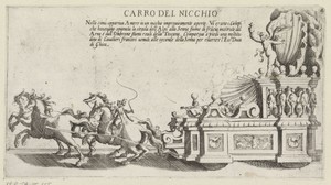 Triomfwagen van het Sienese district Nicchio