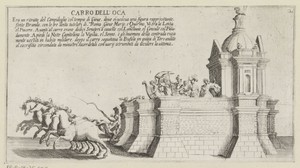 Triomfwagen van het Sienese district Occa