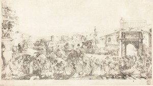 Triomphe de Pompee dans Rome