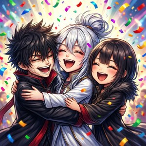 Triple Hug Celebration