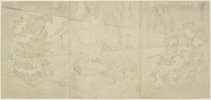 Triptych: Ryuo nishiki-e awase