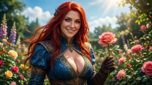 Triss in the Garden