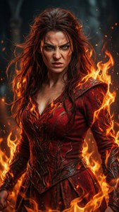 Triss Merigold Flames