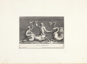 Triton in gevecht met een zeemonster