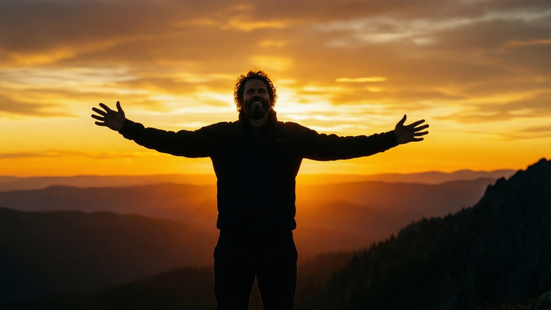 Triumphant Silhouette by Wallpapers.art Studio