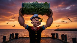 Triumphant Spinach Victory