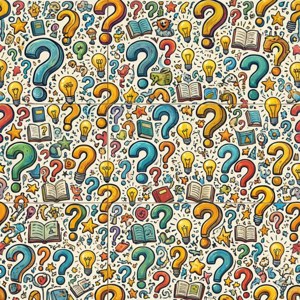 Trivia Doodle Pattern