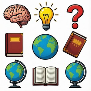 Trivia Icon Collage