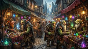 Trollmarket Bustling