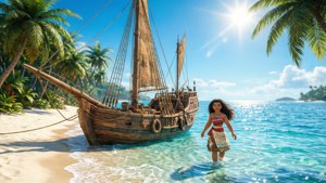 Tropical Beach Arrival