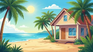 Tropical Beach House