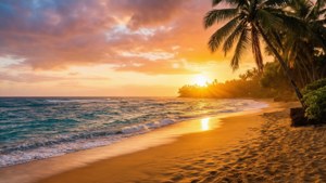 Tropical Beach Sunset